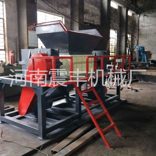 雙軸撕碎機箱體 嗩鋼鋁板鋁條粉碎機木材橡膠破碎機 小型金屬破震豐機械廠推薦圖片大全
